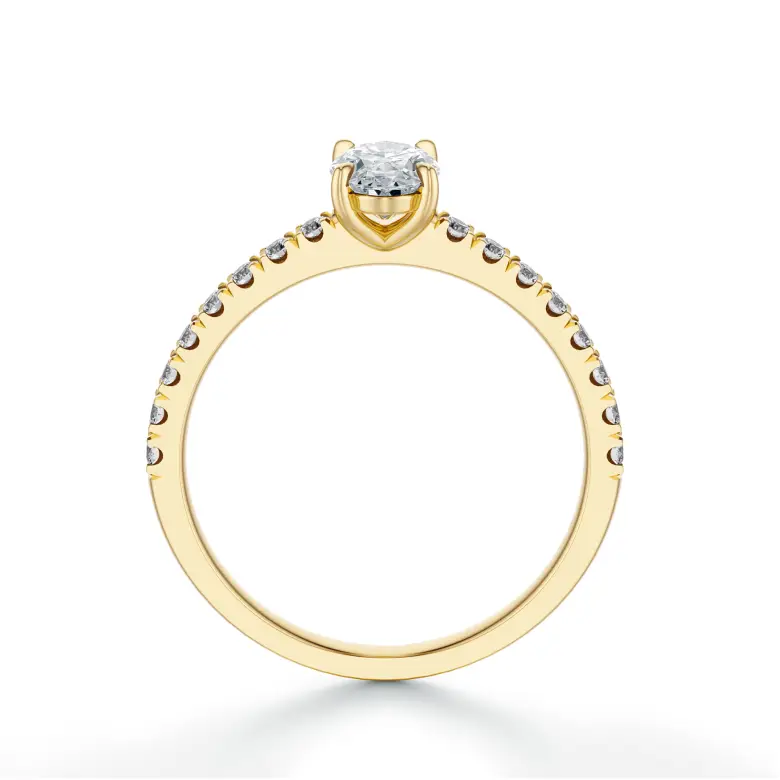 Pierścionek zaręczynowy owalny diament 0.70ct SBPZ_042
